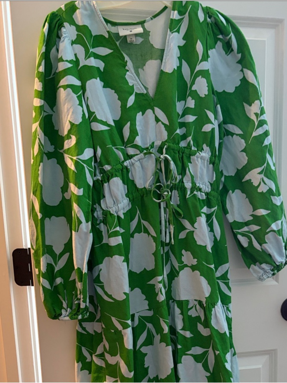 Kate Spade New York Green & Blue Floral Dress